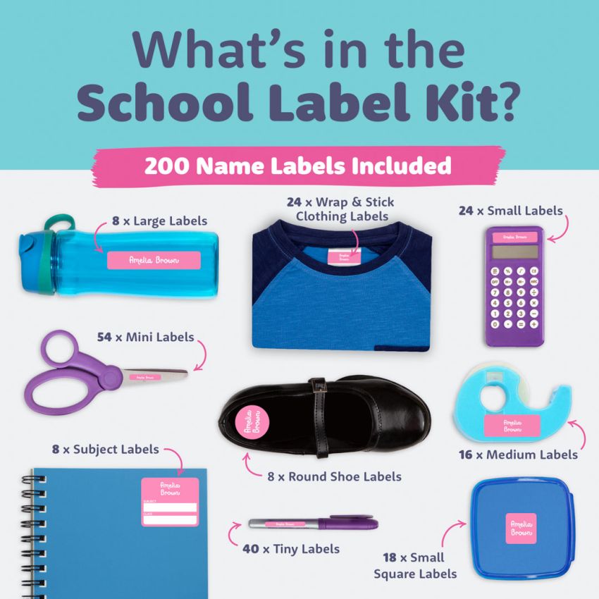 School Name Labels Value Kit product preview image