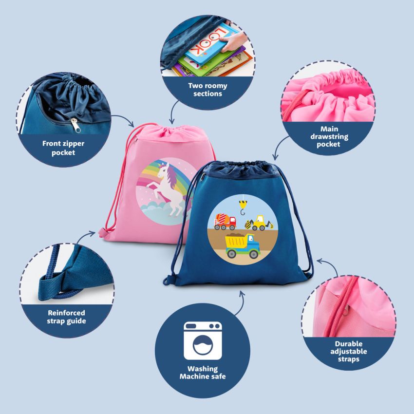 Non-Personalized Drawstring Bags gallery image №2