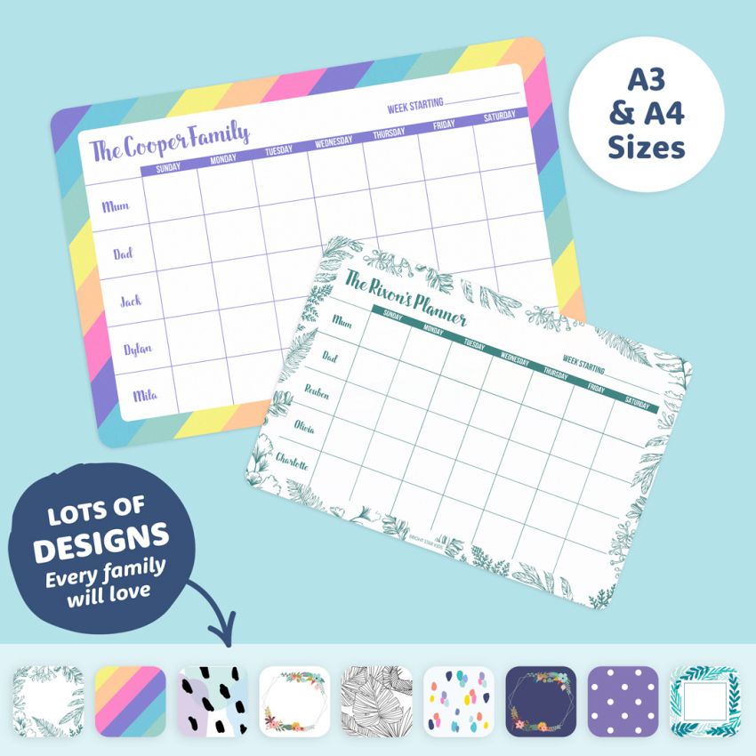 Dry Erase Family Planner product preview image