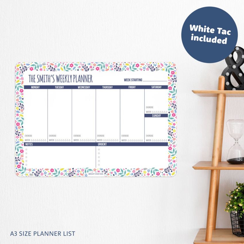 Dry Erase Weekly Planner product preview image