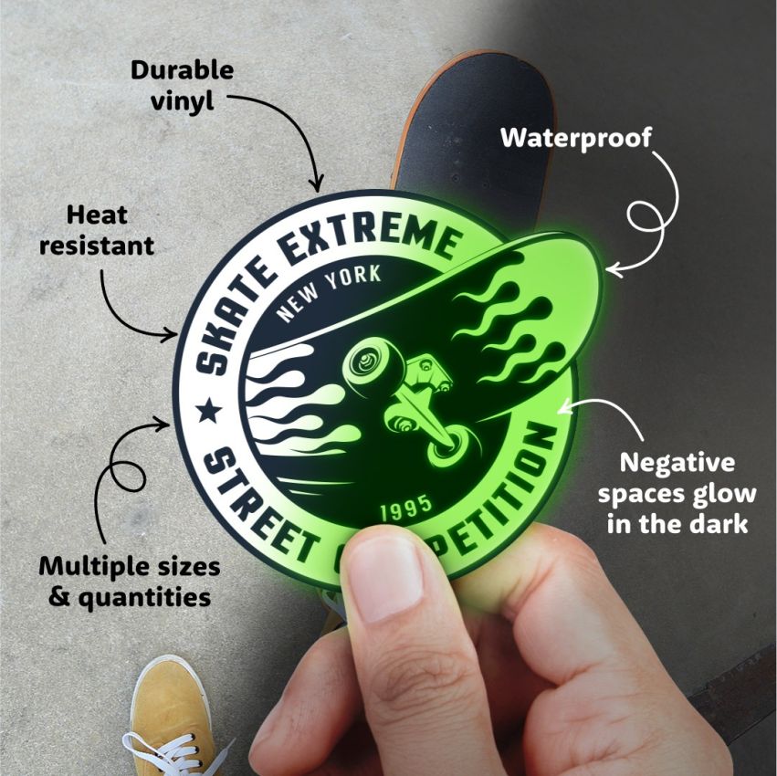 Glow in the Dark Stickers gallery image №1