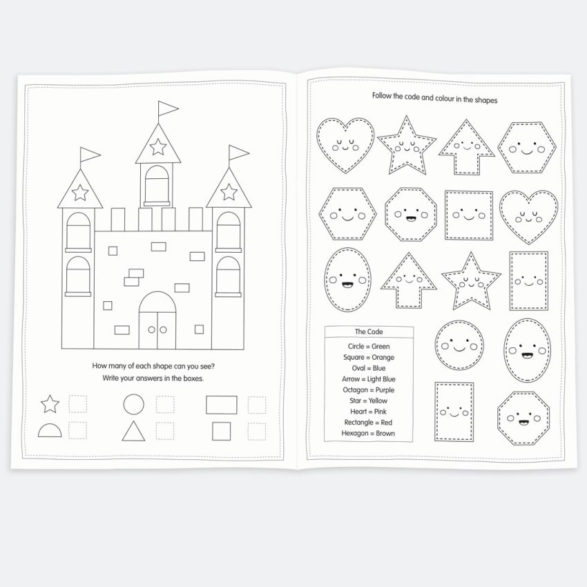 Colour & Shape Activity Book product preview image