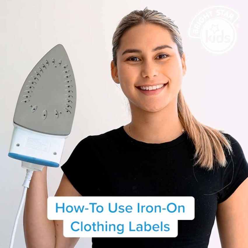 Initial Dot Iron On Clothing Name Labels gallery image №3