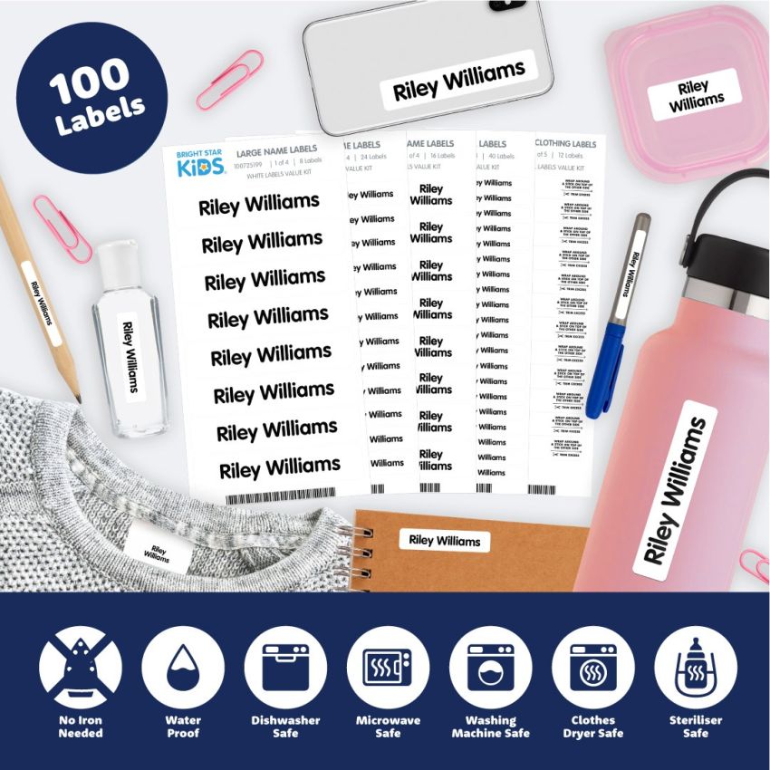 White Name Labels Value Kit gallery image №3