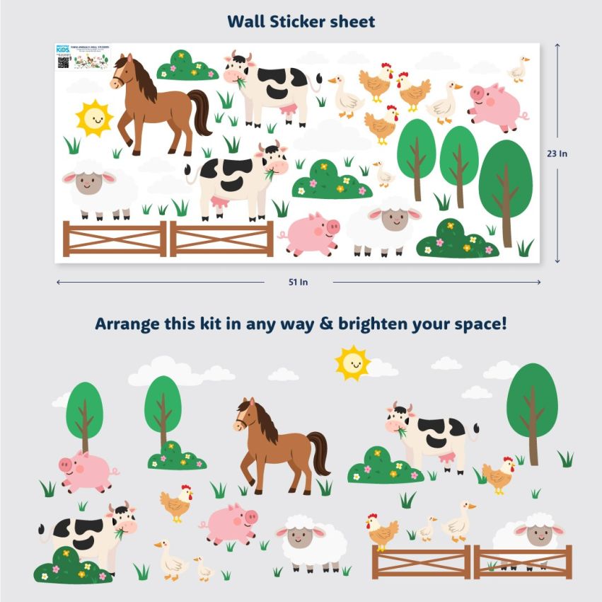Farm Animal Wall Stickers