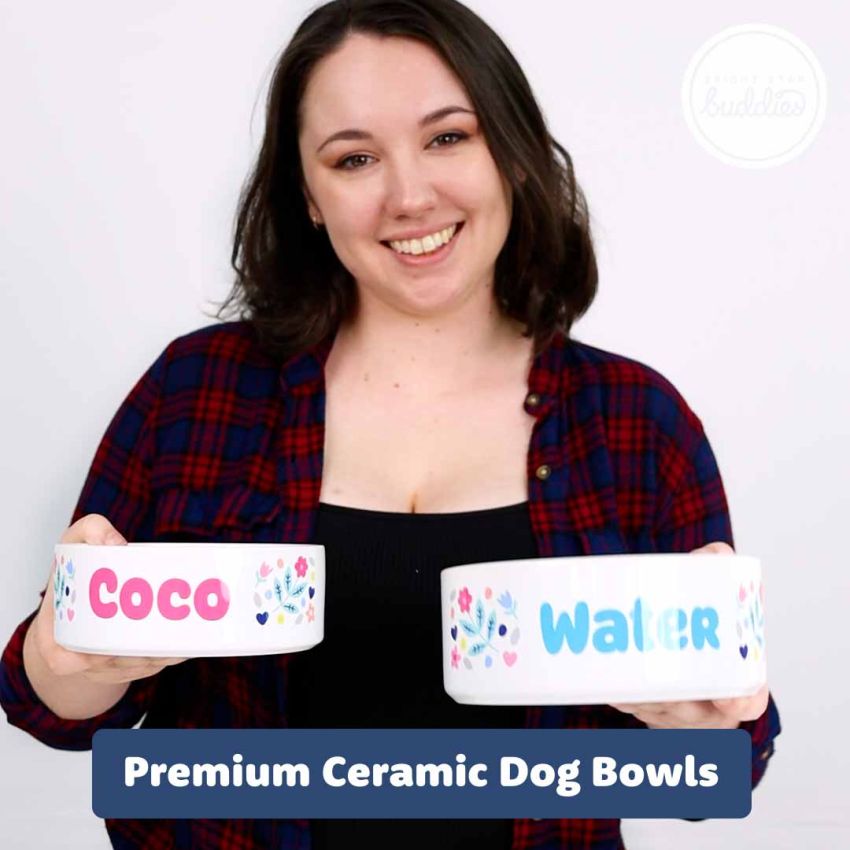 Premium Ceramic Dog Bowls gallery image №2