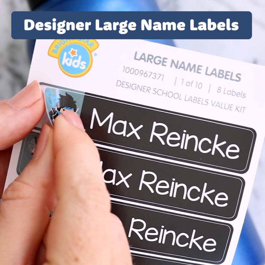 Designer Large Stick On Name Labels gallery image №4