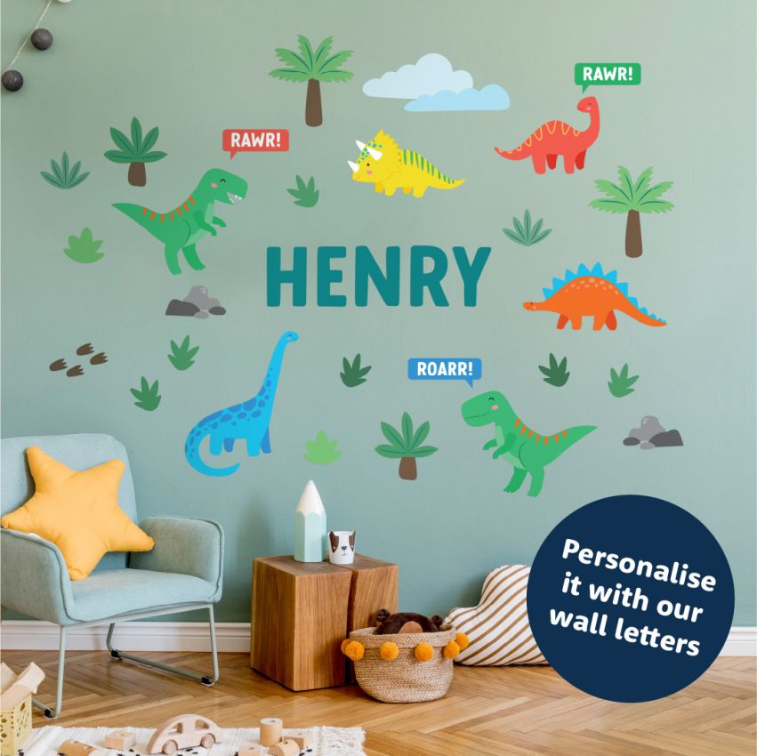 Dinosaur Wall Stickers gallery image №4