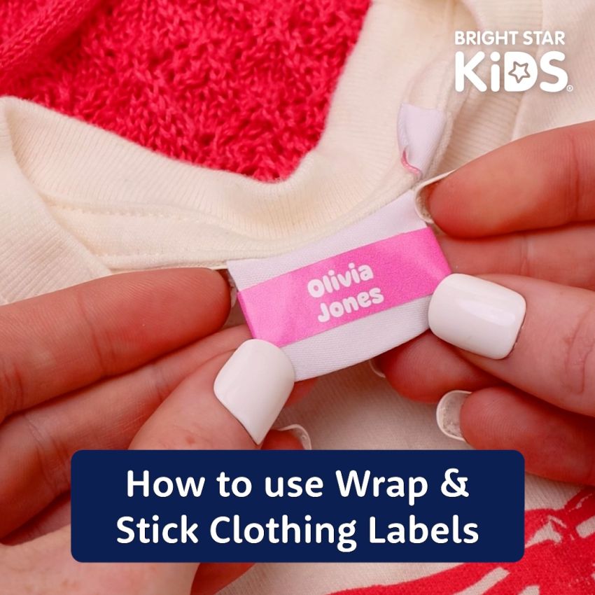 Wrap & Stick Clothing Name Labels gallery image №4