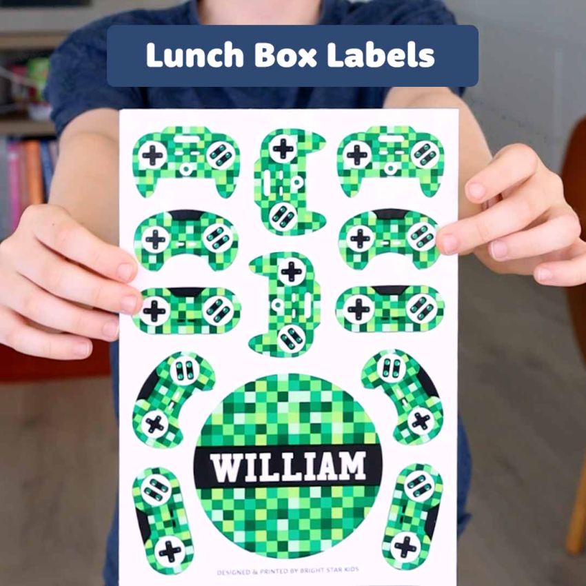 Lunch Box Name Labels gallery image №3