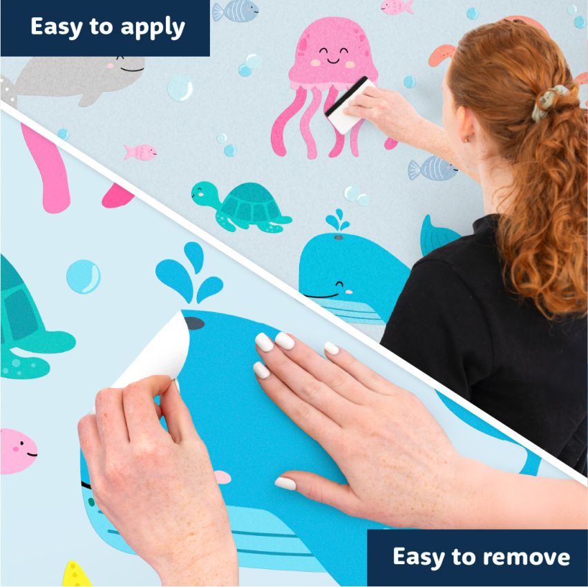 Pink Space Wall Stickers product preview image