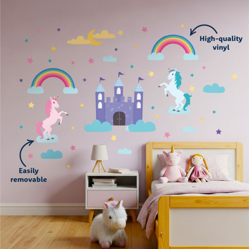 Unicorn Wall Stickers gallery image №1