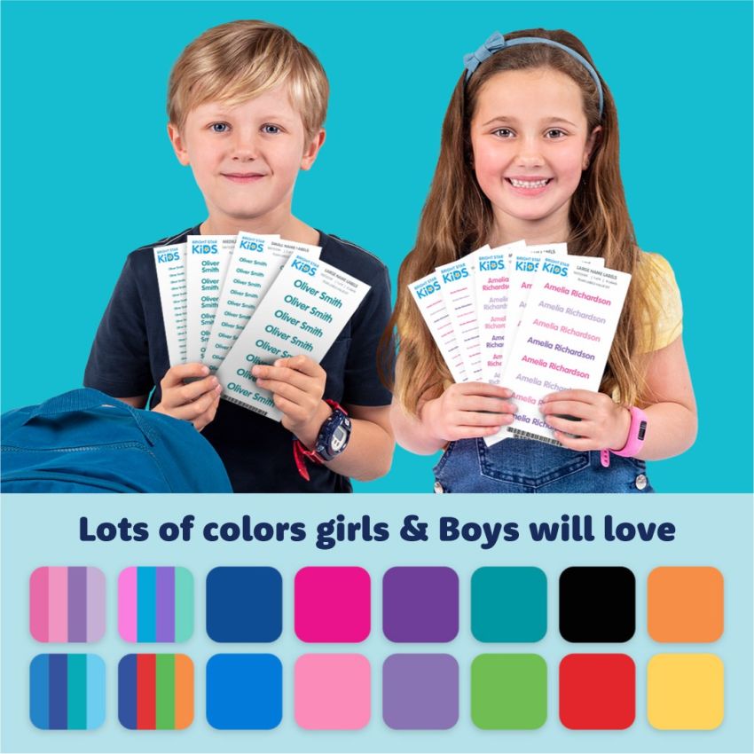 White Name Labels Combo Pack gallery image №1