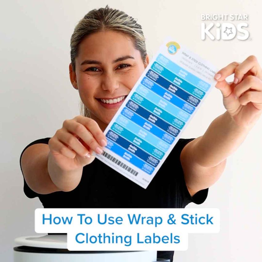 Wrap & Stick Clothing Name Labels gallery image №3