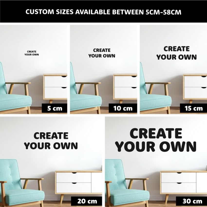 Vinyl Wall Lettering product preview image