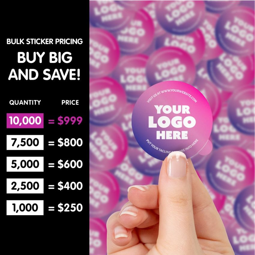 Bulk Promo Stickers gallery image №1