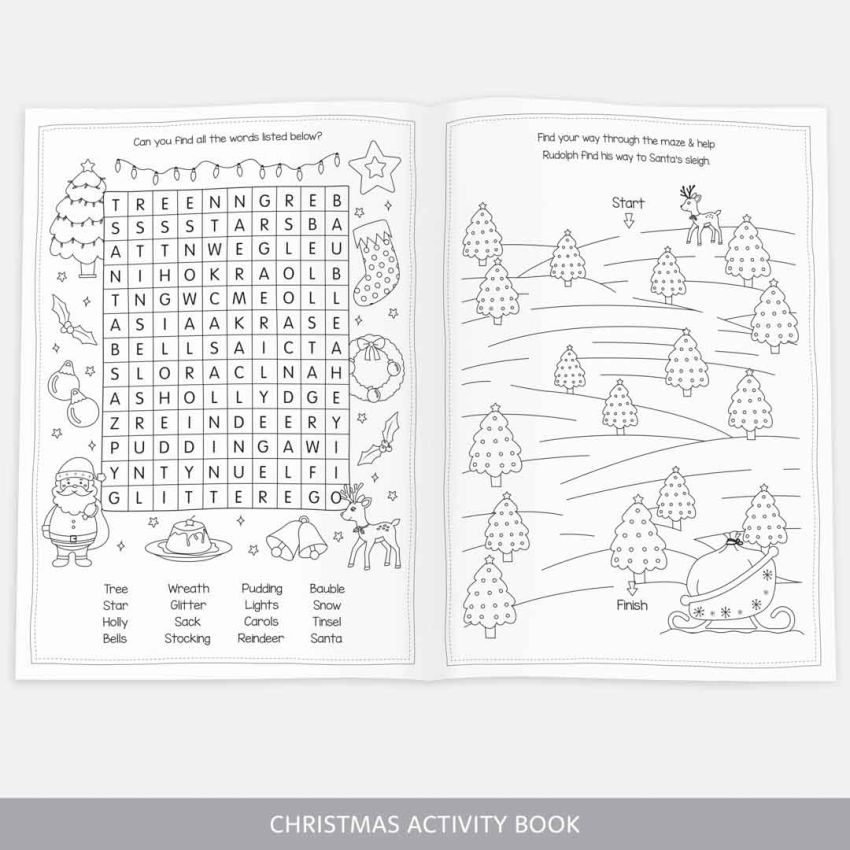 Christmas Activity Book product preview image