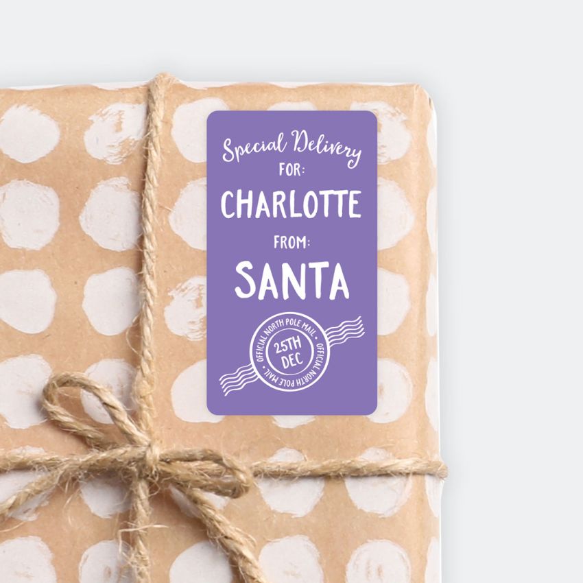 Personalized Santa Gift Labels product preview image