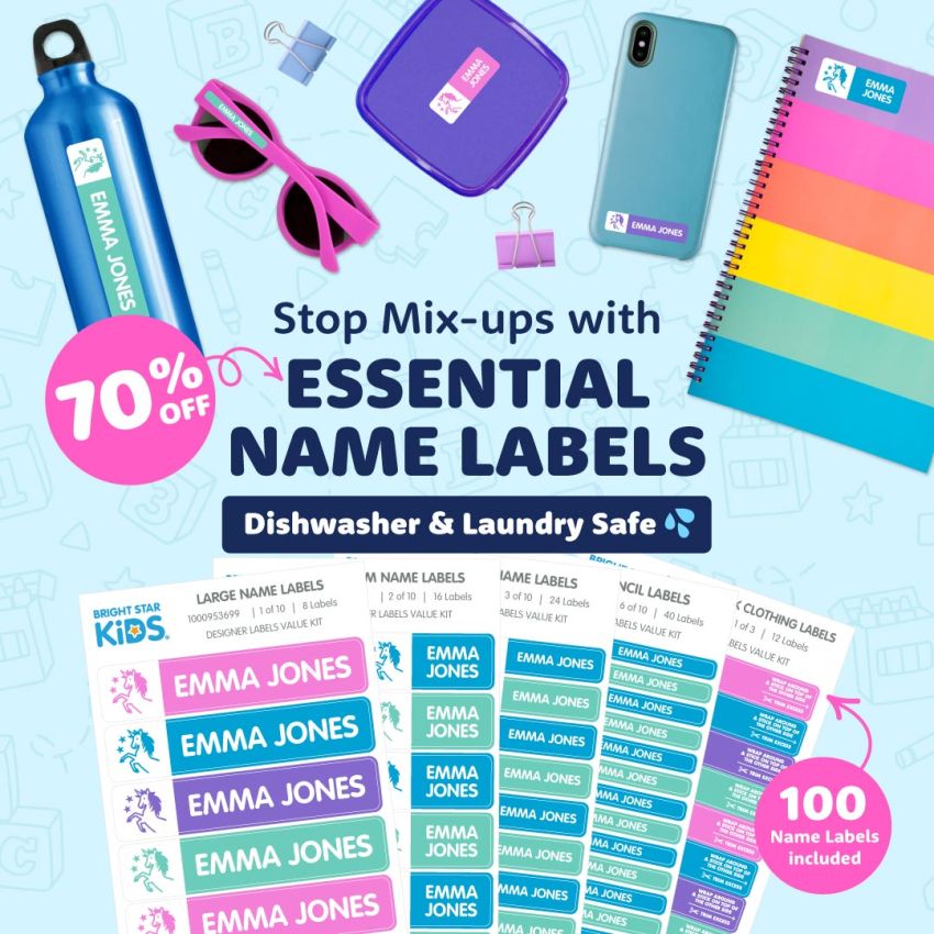 Essential Name Labels Combo Pack product preview image