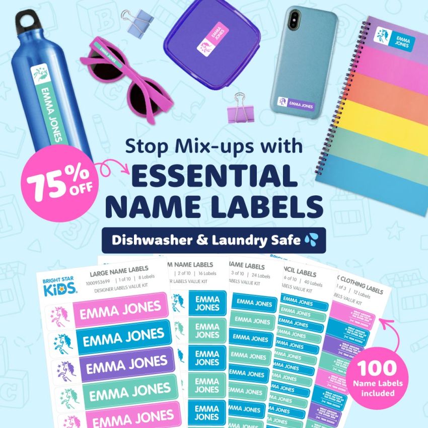 Classic Essential Name Labels Value Kit