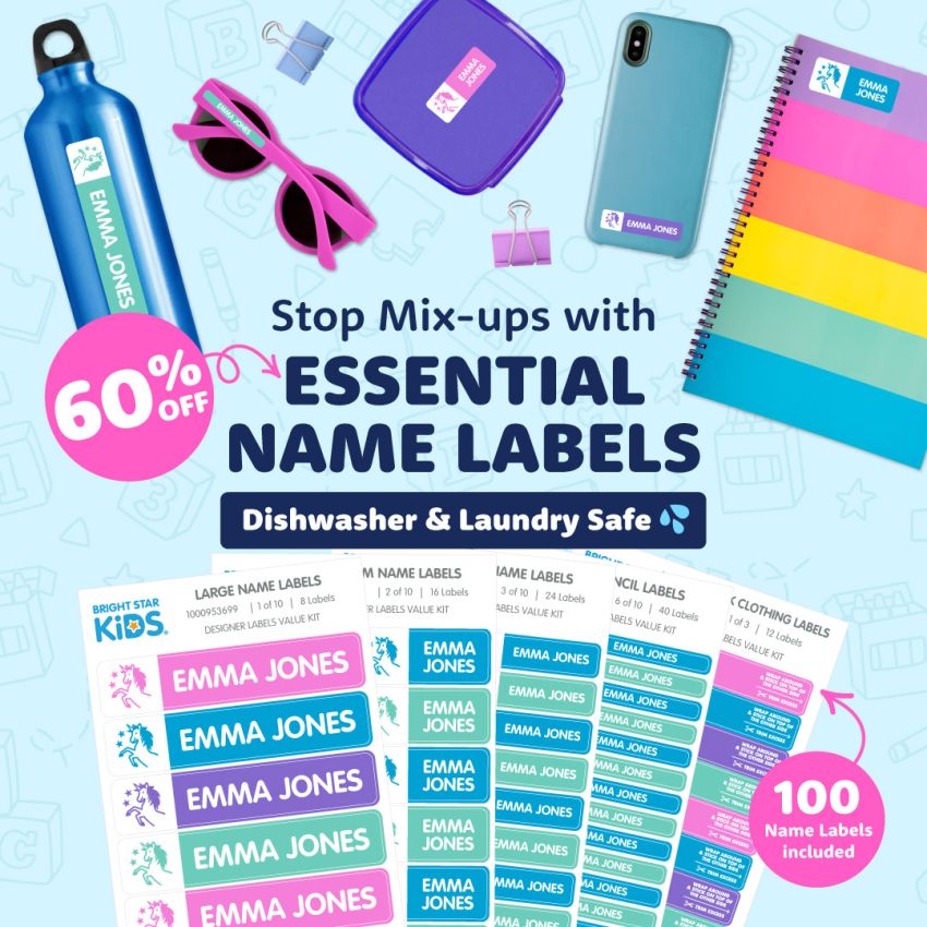 Classic Essential Name Labels Value Kit