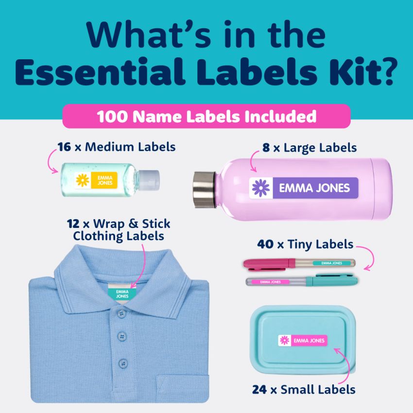 Classic Essential Name Labels Value Kit