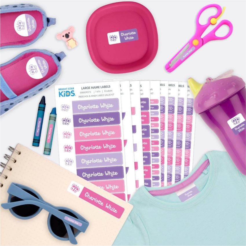 Classic Preschool & Kindy Name Labels Value Kit