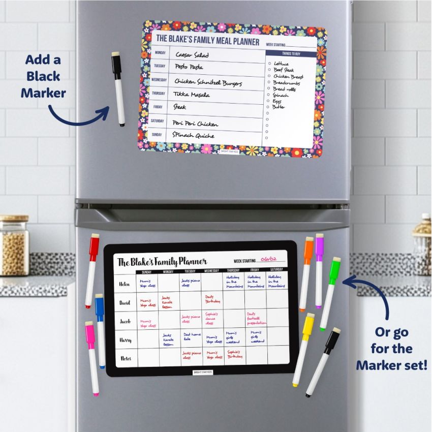 Dry Erase Meal Planner