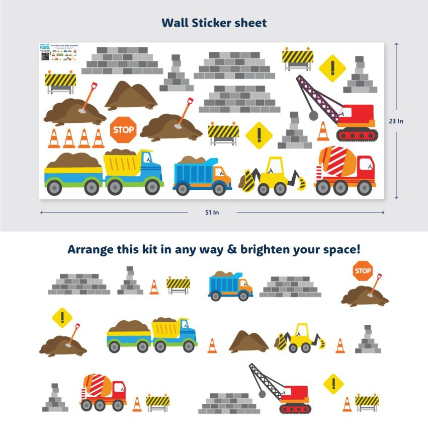 Construction Wall Stickers