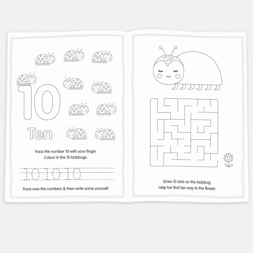 Counting Numbers Activity Book product preview image