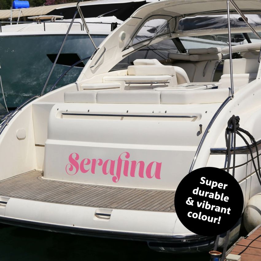 Boat Vinyl Lettering product preview image