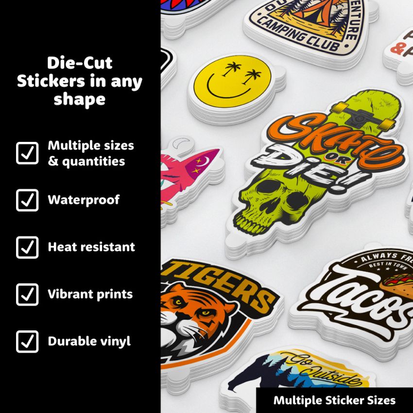 Custom Die Cut Vinyl Stickers gallery image №1