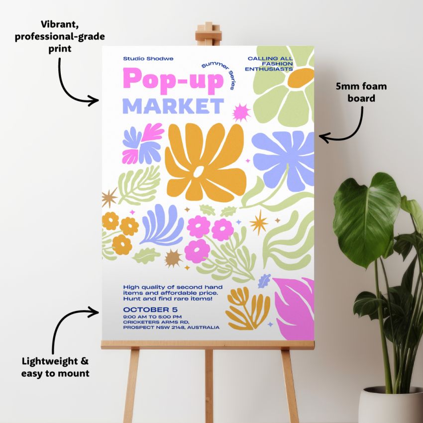 Foam Board Signs product preview image