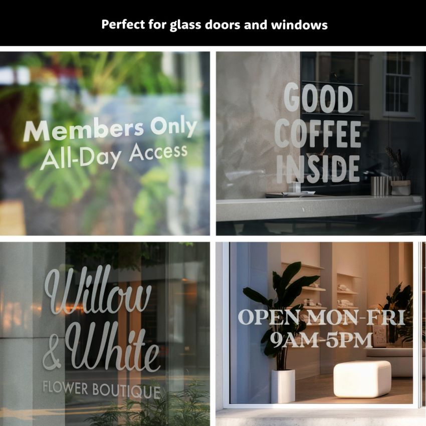 Frosted Vinyl Lettering product preview image