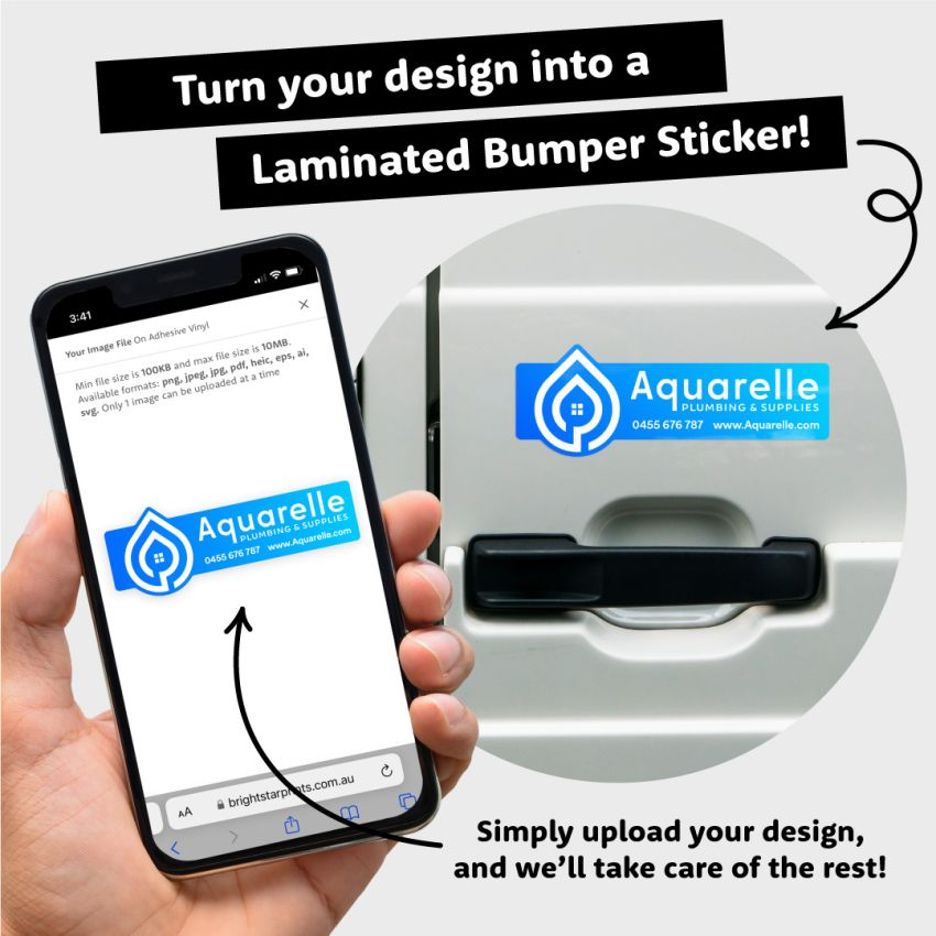 Laminated Bumper Stickers gallery image №2