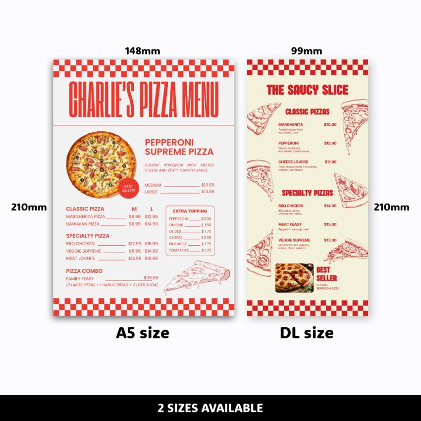 Custom Menus product preview image