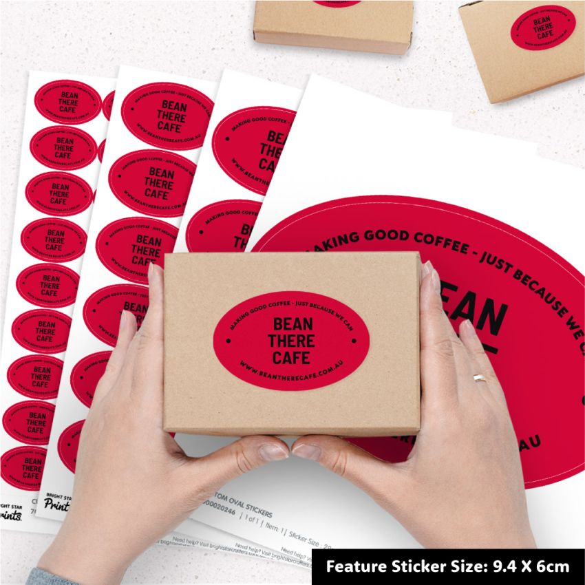 Oval Vinyl Sticker Sheets gallery image №4