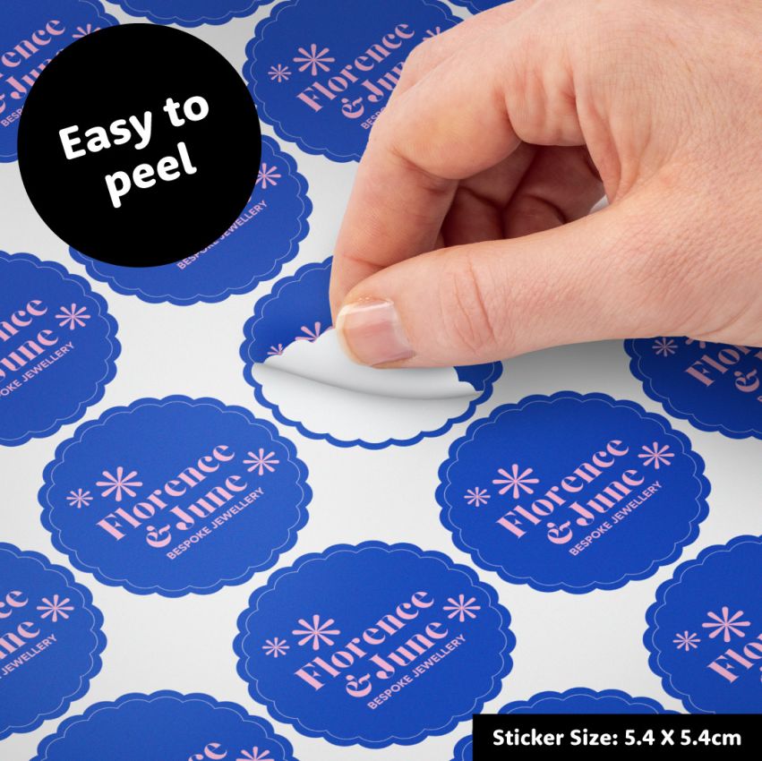 Scallop Vinyl Sticker Sheets gallery image №2