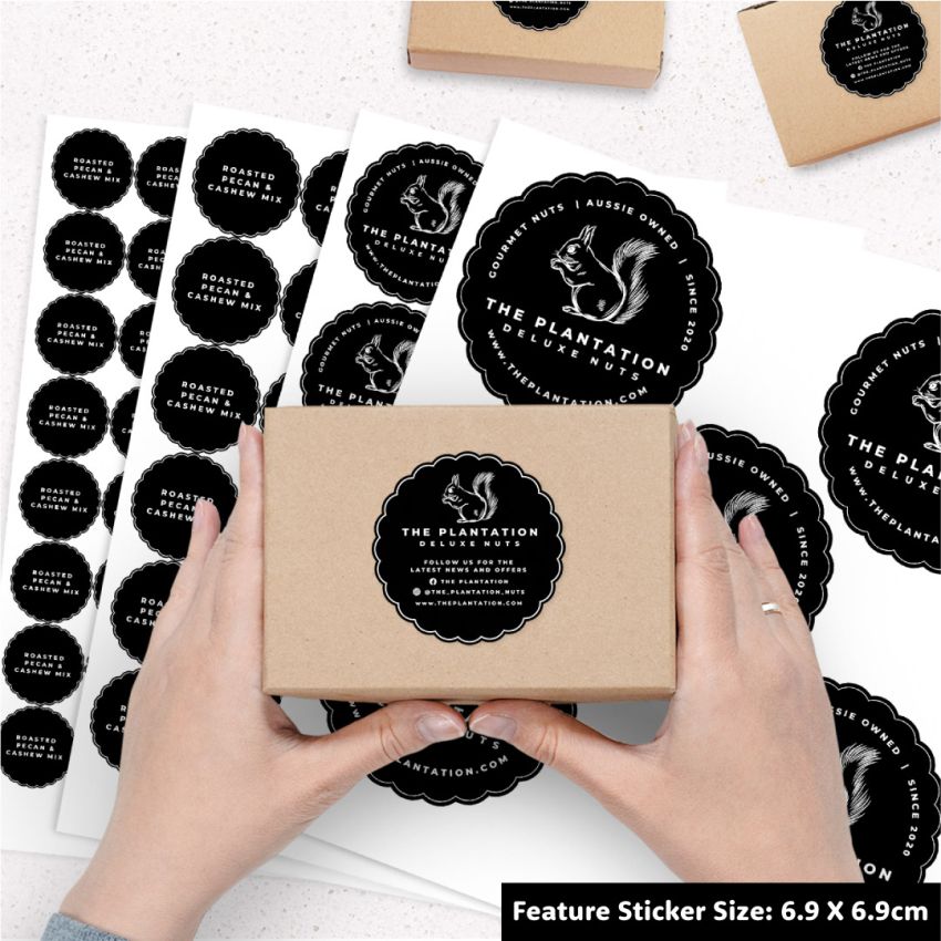 Scallop Vinyl Sticker Sheets gallery image №4