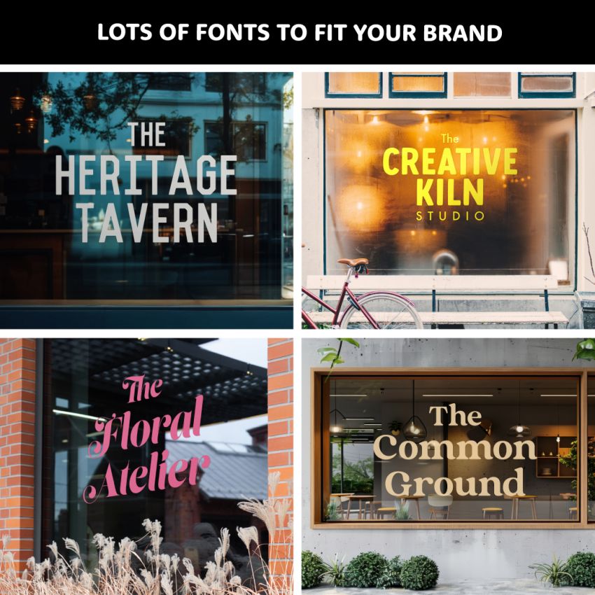 Window Vinyl Lettering product preview image