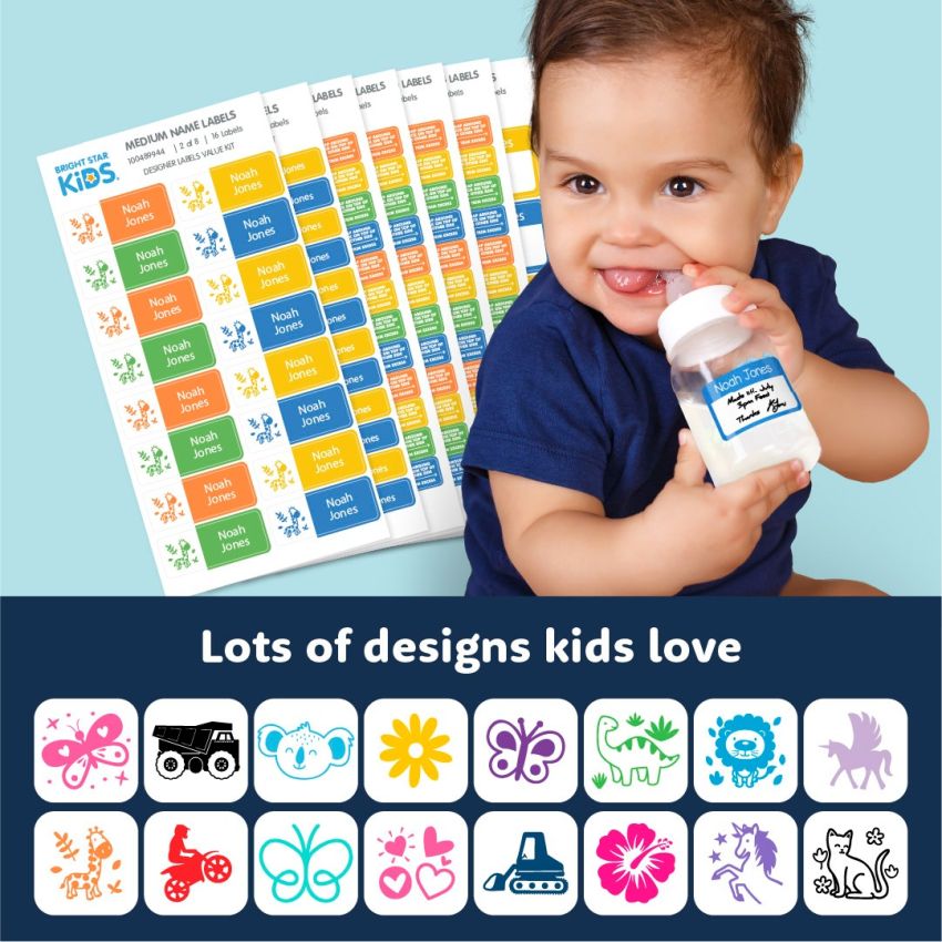 Classic Daycare Name Labels Value Kit