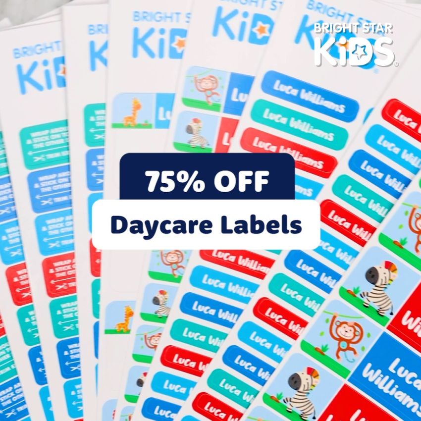 Designer Daycare Name Labels Combo Pack gallery image №4