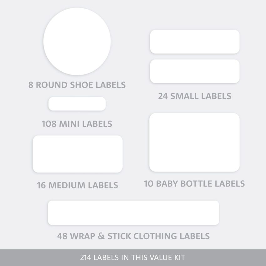 Classic Daycare Name Labels Value Kit