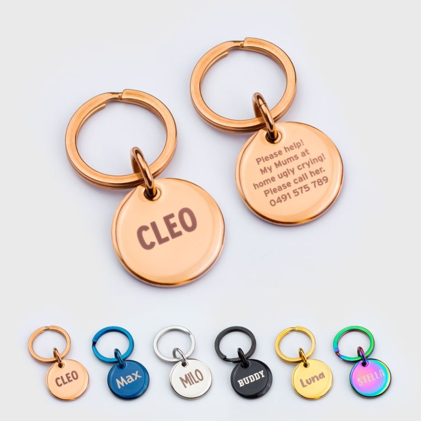 Deluxe Metal Cat Tags product preview image