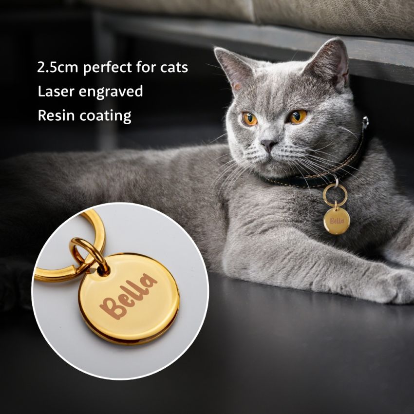 Deluxe Metal Cat Tags product preview image