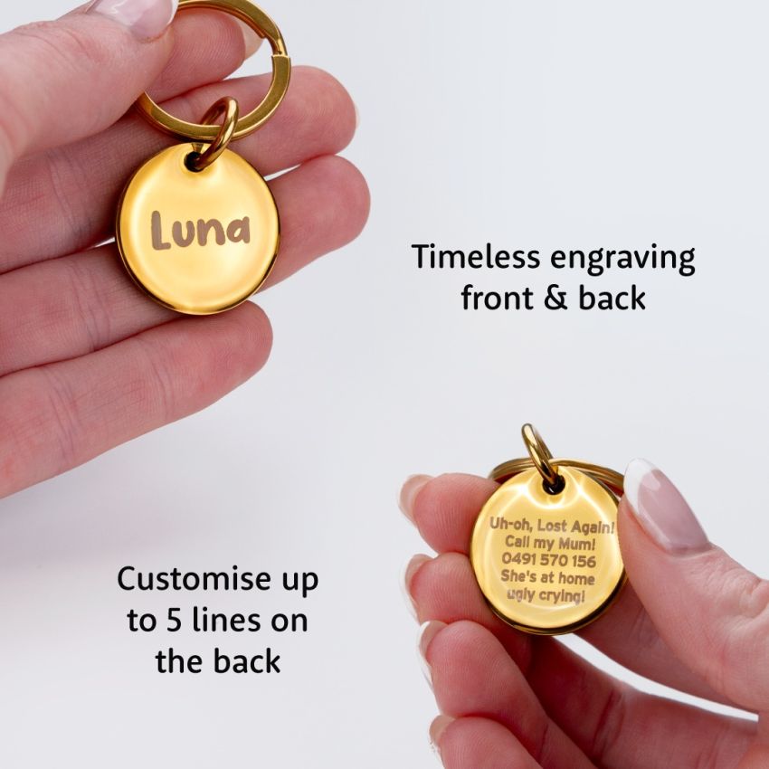 Deluxe Metal Cat Tags product preview image