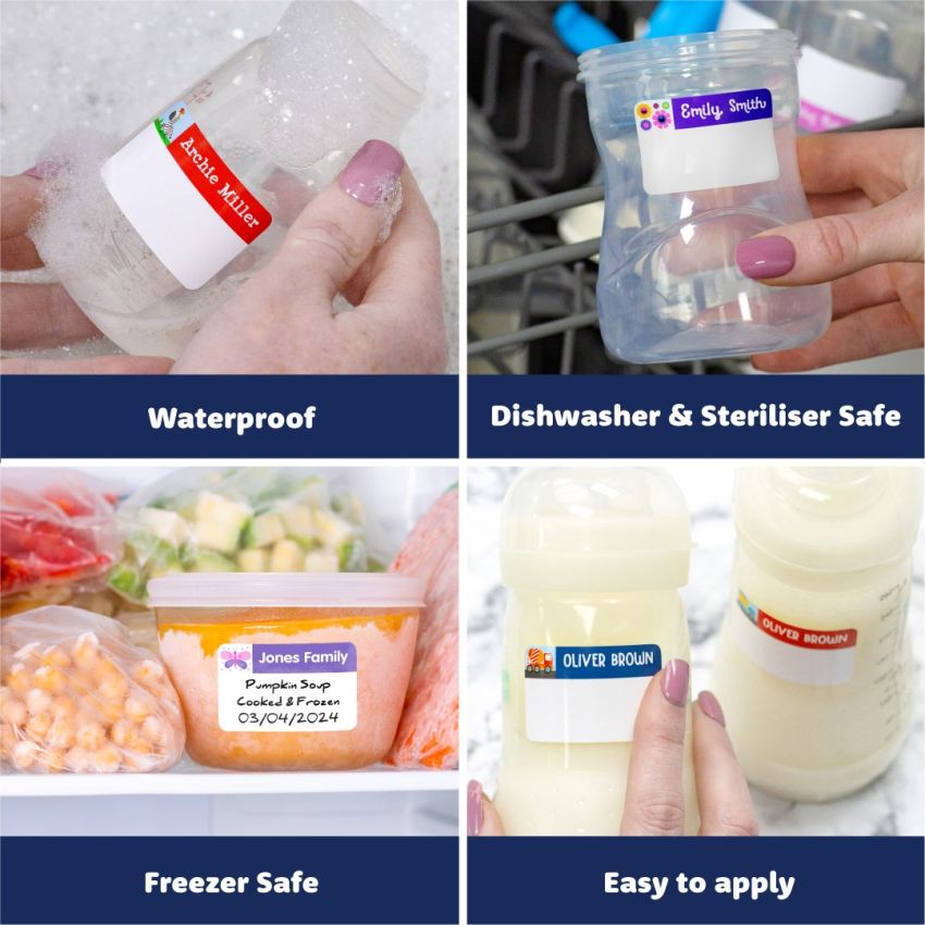 Baby Bottle Stick On Labels gallery image №2