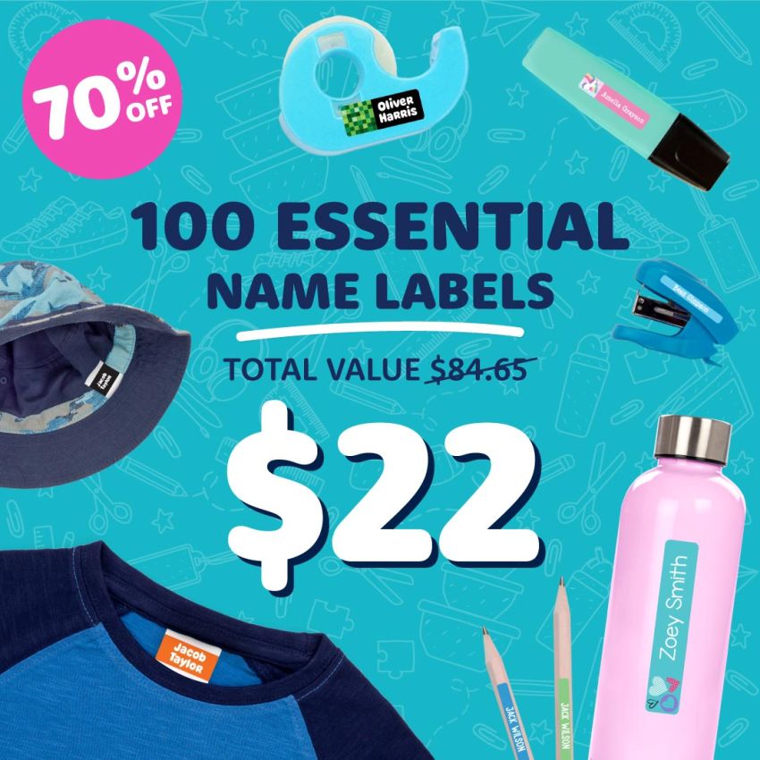 Designer Essential Name Labels Combo Pack product preview image