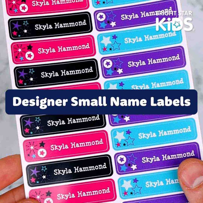 Designer Small Name Labels gallery image №3