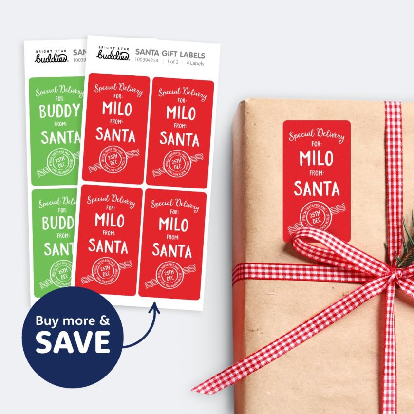 Santa Labels For Pets product preview image